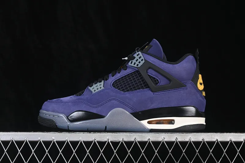 All categories Air Jordan Jordan series basketball shoes Air Jordan 4 LJR version Air Jordan 4 Retro "Lakers" AJ4 Joe 4 Lakers Purple Gold FV5029-500